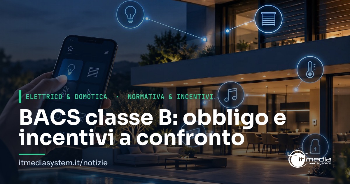 BACS classe B: obbligo per il non residenziale e requisito del Conto Termico 3.0